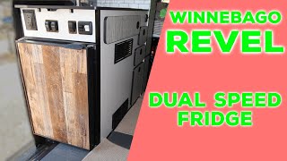 Refrigerator Dual Speed Option | Winnebago Revel