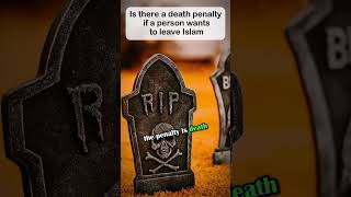 Is there a death penalty if a person want leave Islam | #allah #quran #islam