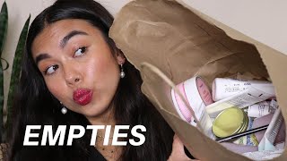 EMPTIES 2020 - Makeup, Skincare, & Eczema Products