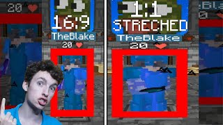 Minecraft Stretched Resolution Is OVERPOWERED