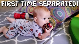 Taking baby to daycare for the first time - emotional first day of daycare