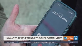 Unwanted texts extends to other communities across United States