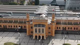 Wroclaw Central Station from Above | Drone Highlights