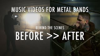 How I made this SICK music video for a METAL BAND - Behind the scenes