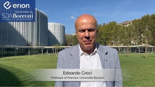 Edoardo Croci, Professor of Practice presso l’Università Bocconi