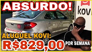 KOVI AUMENTA R$ 829 REAIS POR SEMANA  #kovi #uber #99pop #indrive #locadora