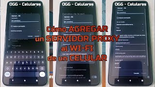 Cómo agregar un servidor proxy al Wi-Fi de un celular