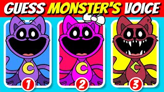 🔊🐱CATNAP'S FAMILY!? Guess the Smiling Critters Voice (Poppy Playtime Characters 3)