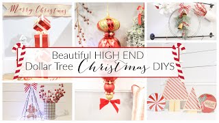 Beautiful HIGH END Dollar Tree Christmas DIYS | Christmas Decoration Ideas