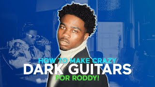 HOW TO MAKE DARK GUITAR MELODIES! *FROM SCRATCH* ( How To Make a Dark Guitar Sample In FL Studio )