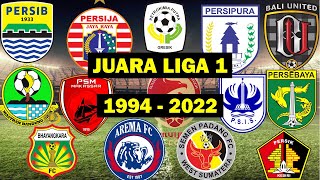 JUARA LIGA 1 INDONESIA TAHUN 1994-2022 | ID INFO