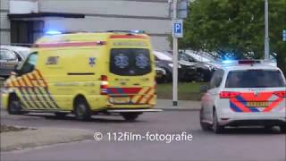 Dagje Spotten In Eindhoven A1 Ambulance+Politie Met Spoed Naar Meldingen