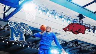 Memphis Tigers Basketball Highlights vs #20 Arkansas #GTG 🐅