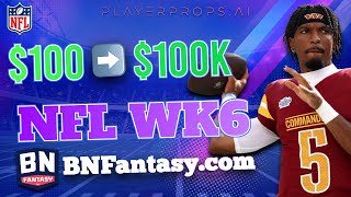 Sunday's Best NFL Bets for Week 6 | BNFantasy.com | Free NFL Picks & Predictions