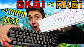 GEEK GK61 vs Royal Kludge RK61 + Sound Test - Get THIS One! (Brown Switches)