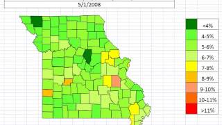 Missouri Unemployment By County October 2013