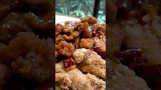 Chinese stir fried noodle, fried chicken, stir fried chicken #chinesefriedrice