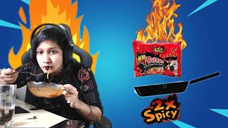 2X Spicy Noodles 10k challenged by @Hotprogaming #girlgamersriyt