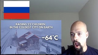 First time Reacting Raising 22 Children in the World's Coldest City −64°C (−84°F) Yakutsk Siberia