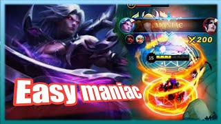 Easy maniac ' Jungle Martis #mobilelegend #mlbb