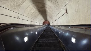 The Longest Continuous Escalator in the Western Hemisphere - Wheaton Station - Washington Metro, MD