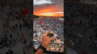 Amazing view from Marrakech with Moroccan tea ☕️🇲🇦❤️.