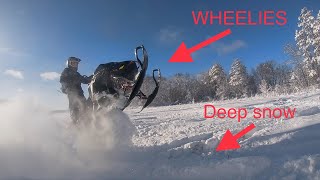 I rode a 2023 ski doo freeride