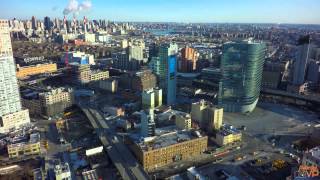 Drone View of Long Island City 4K