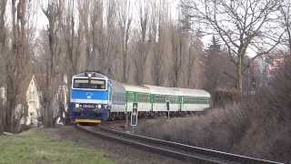 Os 4813 (854.026), R 662 (750.712) a Os 4834 (754.062) v Třebíči