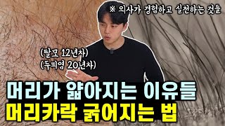 머리가 얇아지는 이유 & 머리 굵어지는 확실한 방법들 (feat. 2023 풍성한 시작)