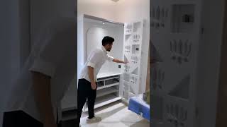 mandir folding door || short