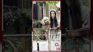 Giorgia Andriani Spotted With Her Dog In Bandra