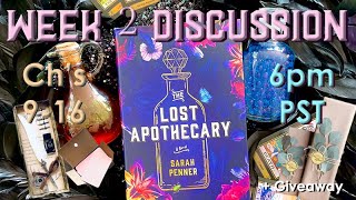 Week 2 Discussion - The Lost Apothecary