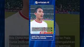 Pelatih China Terancam Pemecatan bila Kalah dari Indonesia #orinewsid #indonesiavschina