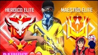 SUBIENDO A MAESTRO EN BR-CLASIFICATORIA TEMPORADA 41🔥!!free fire!!🔥