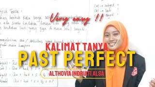 Sangat mudah !!! kalimat tanya Past Perfect, Rumus dan Contoh soal