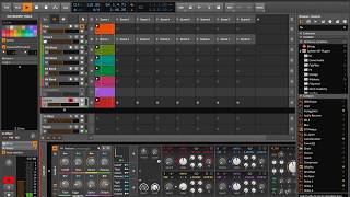 Chill Bitwig Synths using Note Echo at 118 BPM