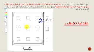 # 4 _ تنفيذ نجارة الأسقف الكمرية