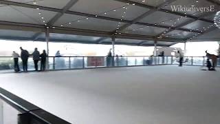 Ice-Skating on a Tall Building's Roof with Personal Private igloos !!!