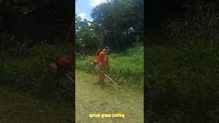 ACTUAL GRASS CUTTING