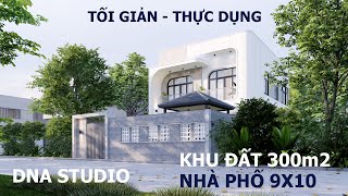 Nhà phố thiết kế trong khu đất 300m2 tối giản thực dụng nhưng dễ chịu