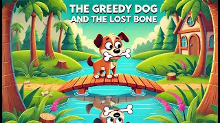 English Short Story||The Greedy Dog and the Lost Bone || Moral Story