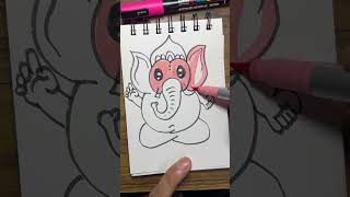 Ganesha drawing for kids #ganesha #ganesh #easyartforkids #shortsviral