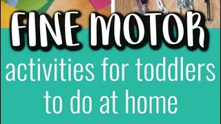 Building kid’s Fine Motor Skills at Home | Muscle Development 💪