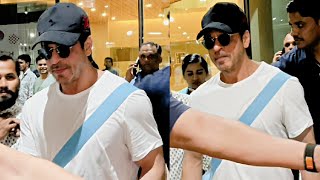 Shahrukh Khan Spotted At Mumbai Airport Returns From Abu Dhabi