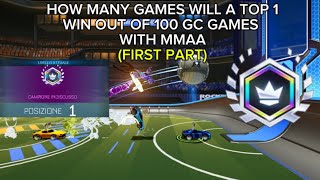 How Many Games Will A Top 1 Win Out Of 100 Grand Champion Games With MMAA | Rocket League Sideswipe