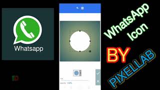 Whatsapp Logo Creat by Pixellab | How to creat Whatsapp icon in Pixellab