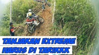 KLX INI HARUS DI TARIK KARENA GAK KUAT MELINTASI TANJAKAN INI