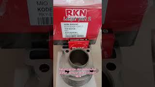 kelonggaran dan kepadatan antara piston dengan blok cylinder RKN