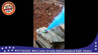 PTF8102S  Mini Color Smoke BallsSawdust ball 10secs